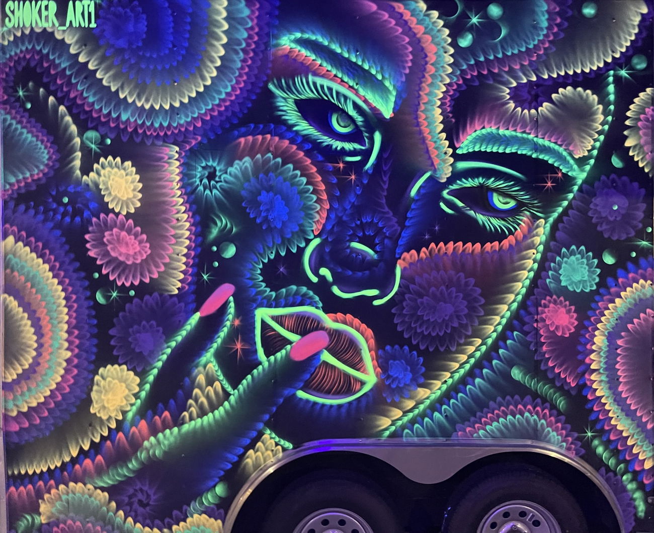 Graffiti Wall in Florida - Photo by Shoker - shoker, shoker_Art1, mural (2022)