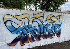 Graffiti Wall in Fort lauderdale - Photo by Shoker - shoker, graffiti, wildstyle (2021)
