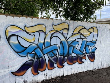 Graffiti Wall in Fort lauderdale - Photo by Shoker - shoker, graffiti, wildstyle (2021)