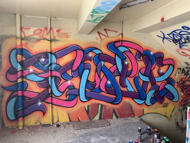 Graffiti Wall in Miami - Photo by Shoker - shoker, graffiti, wildstyle (2020)