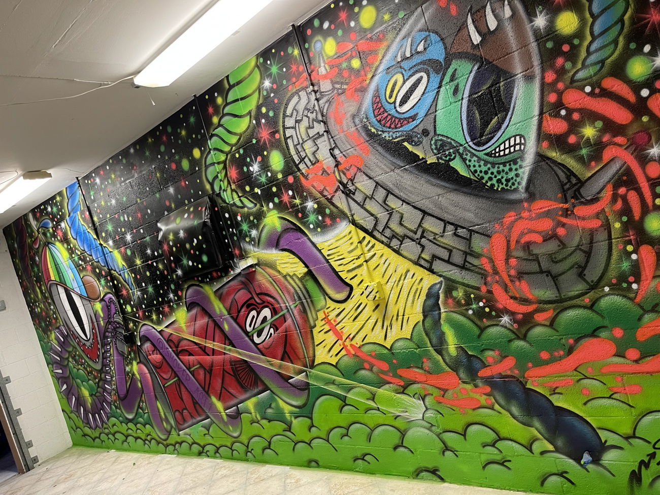 Graffiti Wall in West palm - Photo by Shoker - shoker, graffiti, wildstyle (2021)