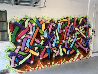 Graffiti Wall in West palm - Photo by Shoker - shoker, graffiti, wildstyle (2021)