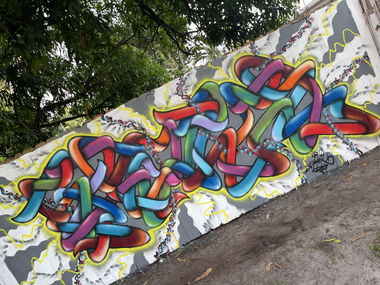 Graffiti Wall in Fort lauderdale - Photo by Shoker - shoker, graffiti, wildstyle (2021)