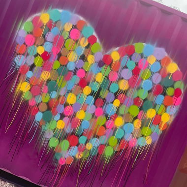 Graffiti Wall in Miami - Photo by Shoker - heart, shipcointainer, shoker