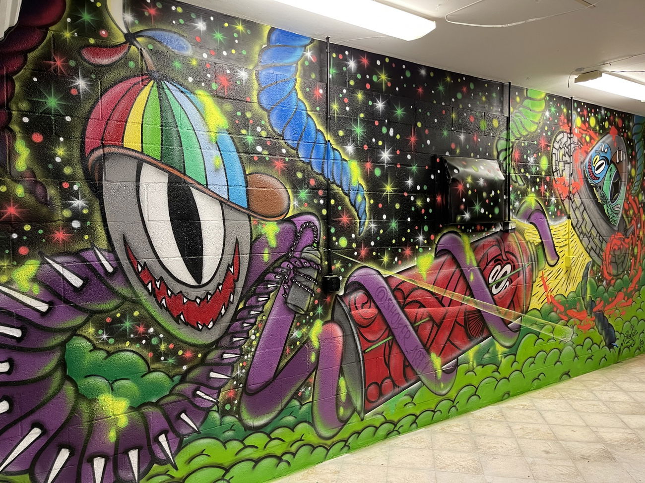 Graffiti Wall in West palm - Photo by Shoker - shoker, graffiti, wildstyle (2021)