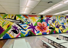 Graffiti Wall in 936 Ne 33Rd St - Photo by Shoker - mural, shoker, Art1 (2024)