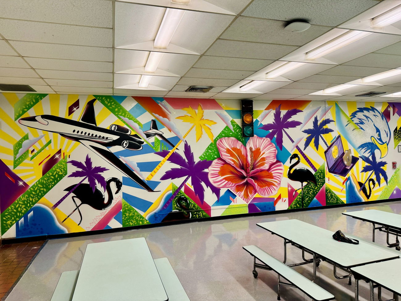 Graffiti Wall in 936 Ne 33Rd St - Photo by Shoker - mural, shoker, Art1 (2024)