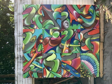 Graffiti Wall in Fort lauderdale - Photo by Shoker - shoker, graffiti, wildstyle (2021)