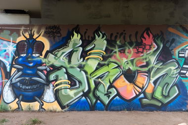 Graffiti Wall - Photo by Shoker1 - AbShoker, colabo (2013)