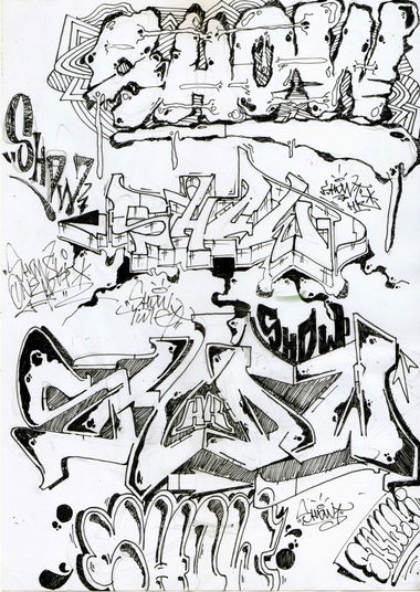 Graffiti Sketch - Photo by Showtime