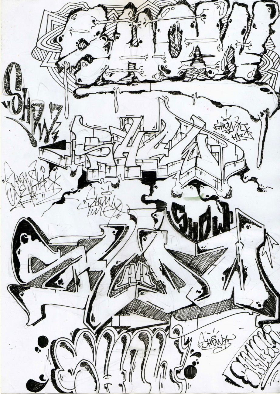 Graffiti Sketch - Photo by Showtime