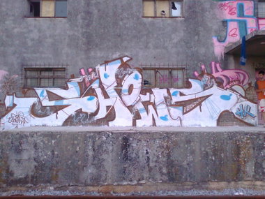 Graffiti Wall in Croatia - Photo by Showtime