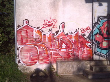 Graffiti Bombing - Photo by Showtime