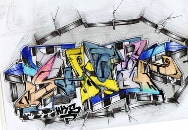 Graffiti Sketch - Photo by Showtime