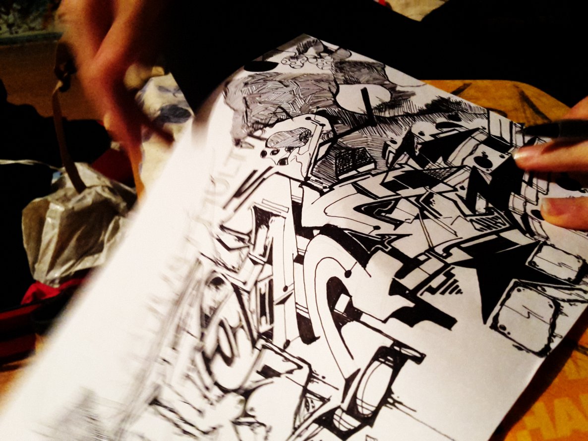 Graffiti Sketch - Photo by Showtime