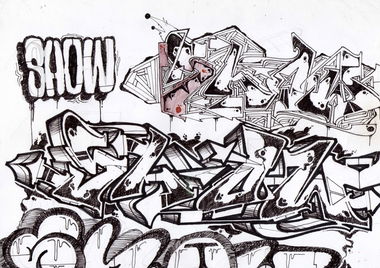 Graffiti Sketch - Photo by Showtime