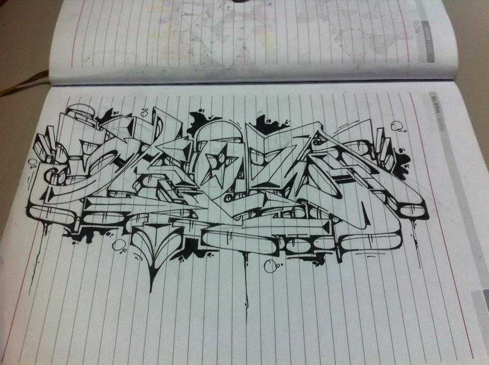 Graffiti Sketch - Photo by Showtime