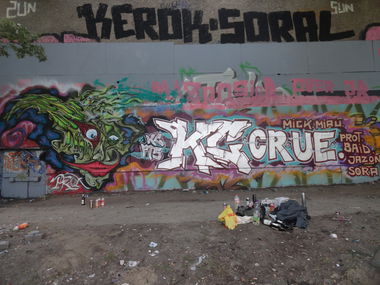 Graffiti Wall - Photo by Shroom - KCcrue