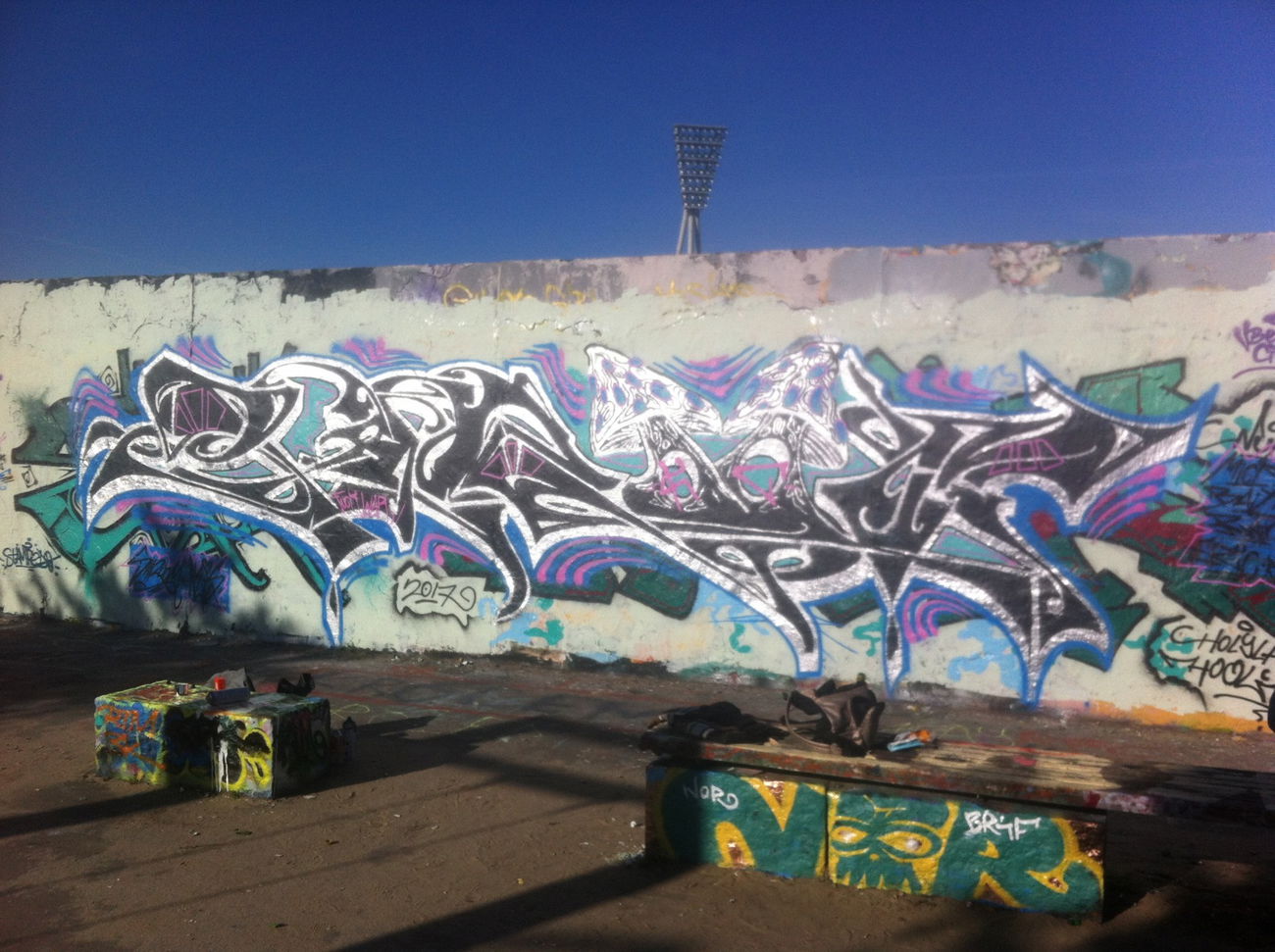 Graffiti Wall - Photo by Shroom - Shroom, KC