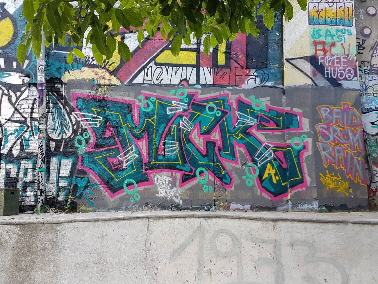 Graffiti Wall - Photo by Shroom - Mellowpark, SROM, SHROOM