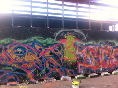 Graffiti Wall - Photo by Shroom - Prot, KC, Mick