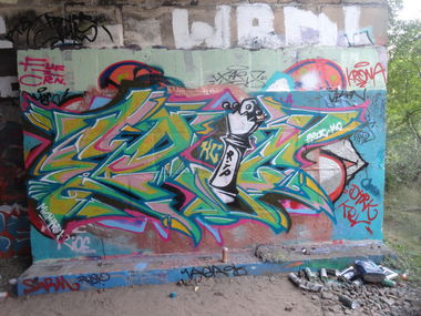 Graffiti Wall - Photo by Shroom - RIP, ERIC