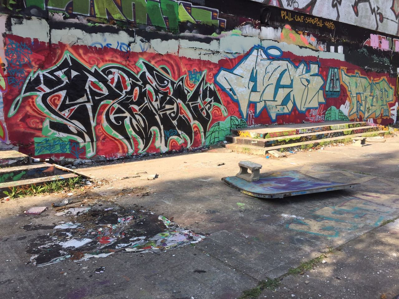 Graffiti Wall - Photo by Shroom - Rain, Mick, Prot