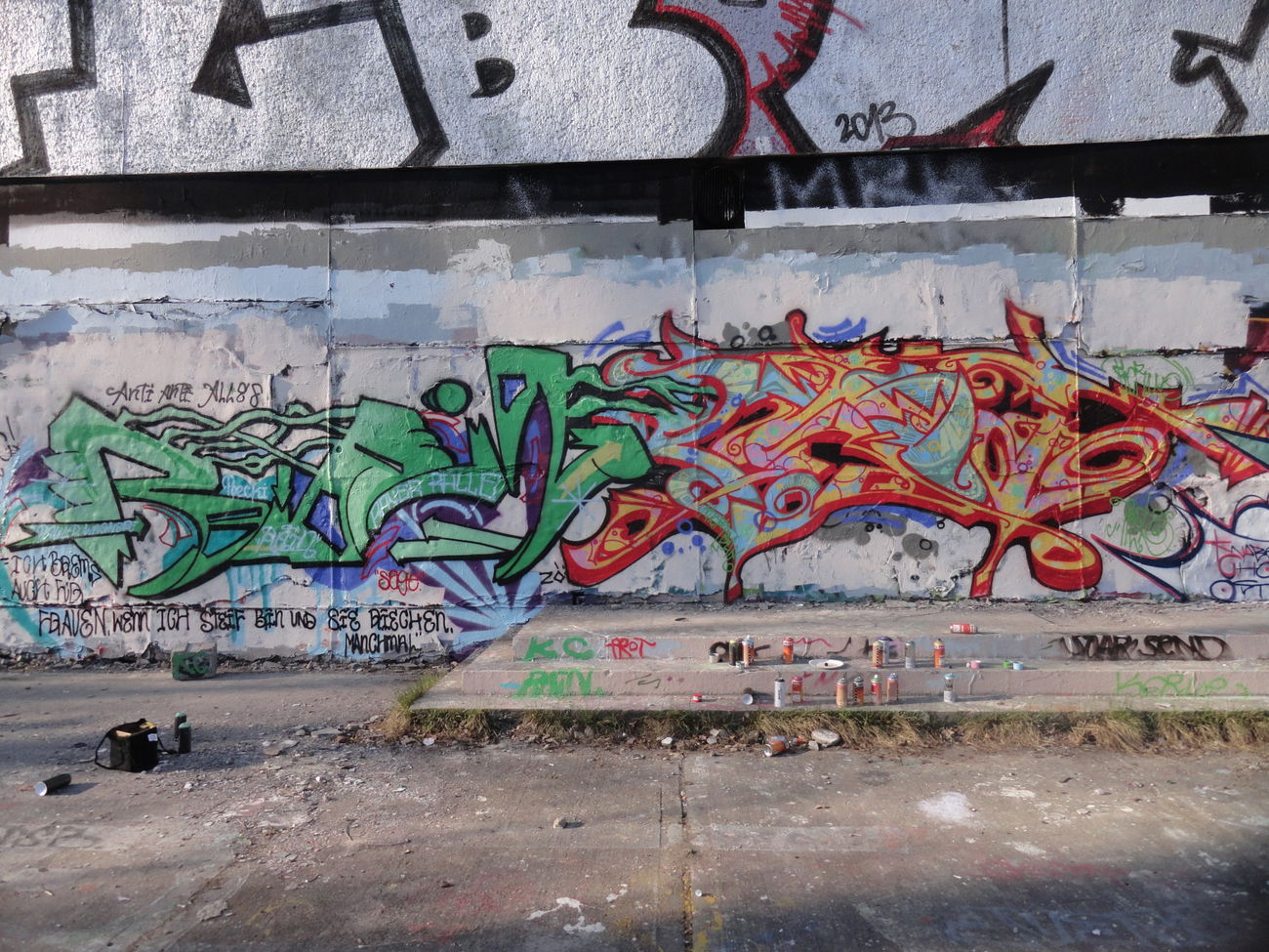 Graffiti Wall - Photo by Shroom - Rain, Prot, KC
