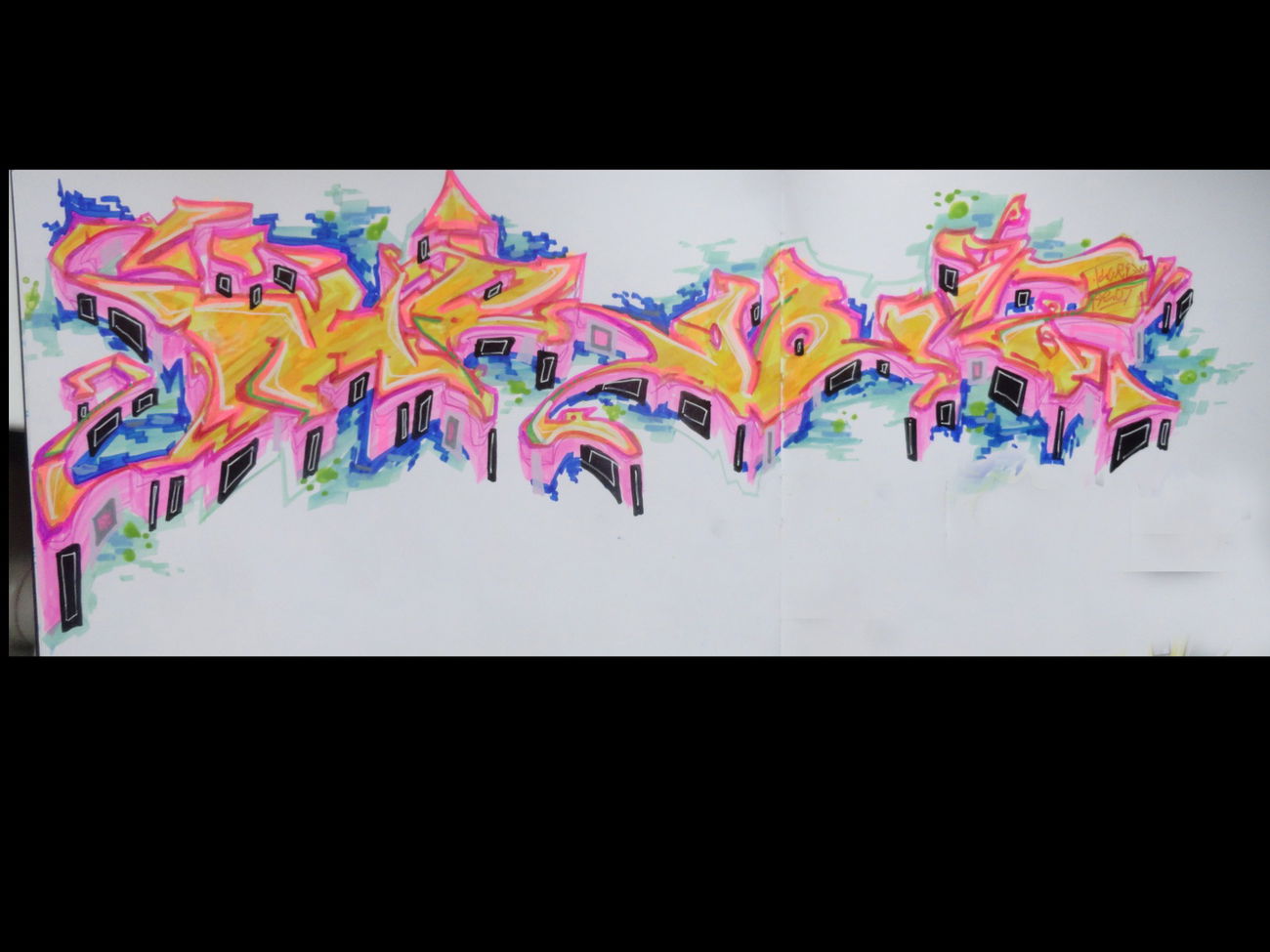 Graffiti Sketch - Photo by Shroom - Shroom, KC, Prot