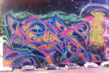 Graffiti Wall - Photo by Shroom - Prot, KC, Mick