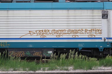 Graffiti Train - Photo by ShrotterSpotter (2015)