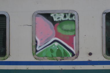 Graffiti Train - Photo by ShrotterSpotter - milan (2016)