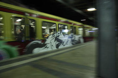 Graffiti Train - Photo by ShrotterSpotter - berlin (2015)