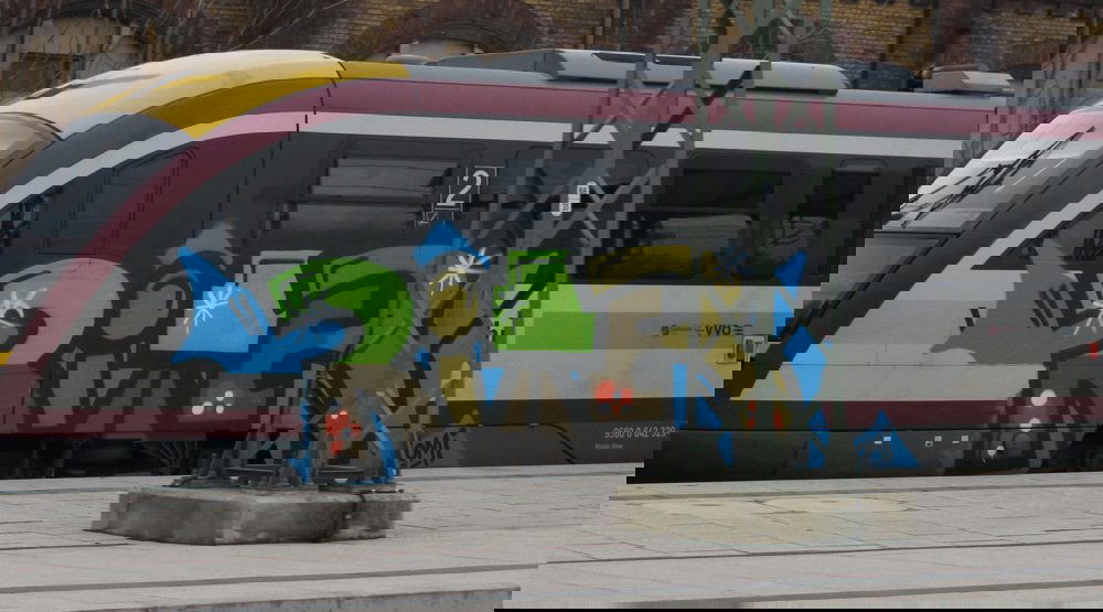 Graffiti Train in Dresden - Photo by ShrotterSpotter - Ritter (2014)