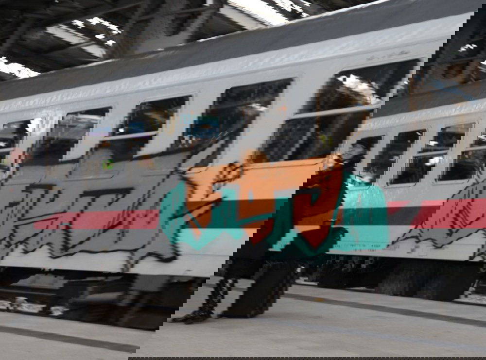 Graffiti Train in Dresden - Photo by ShrotterSpotter - FDJ, Dresden (2013)