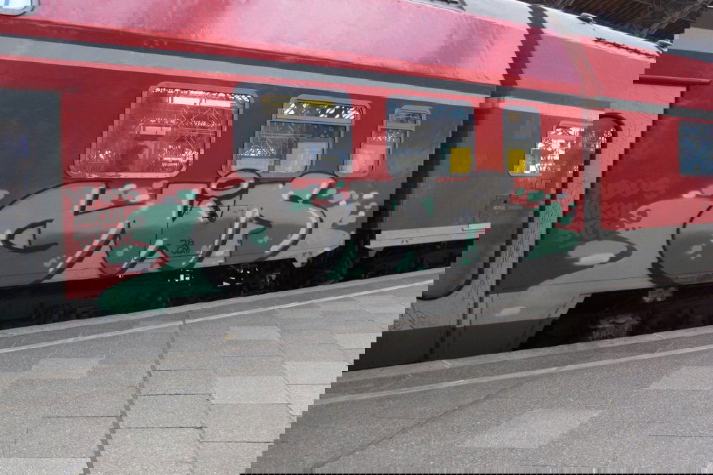 Graffiti Train in Leipzig - Photo by ShrotterSpotter - GWS (2014)
