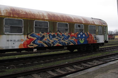 Graffiti Train - Photo by ShrotterSpotter - czech (2015)