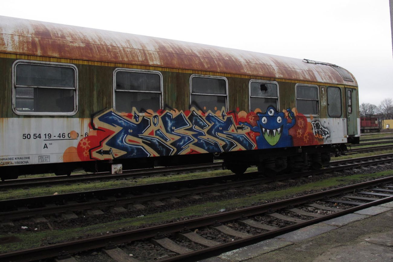 Graffiti Train - Photo by ShrotterSpotter - czech (2015)