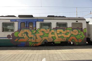 Graffiti Train - Photo by ShrotterSpotter - italy (2016)