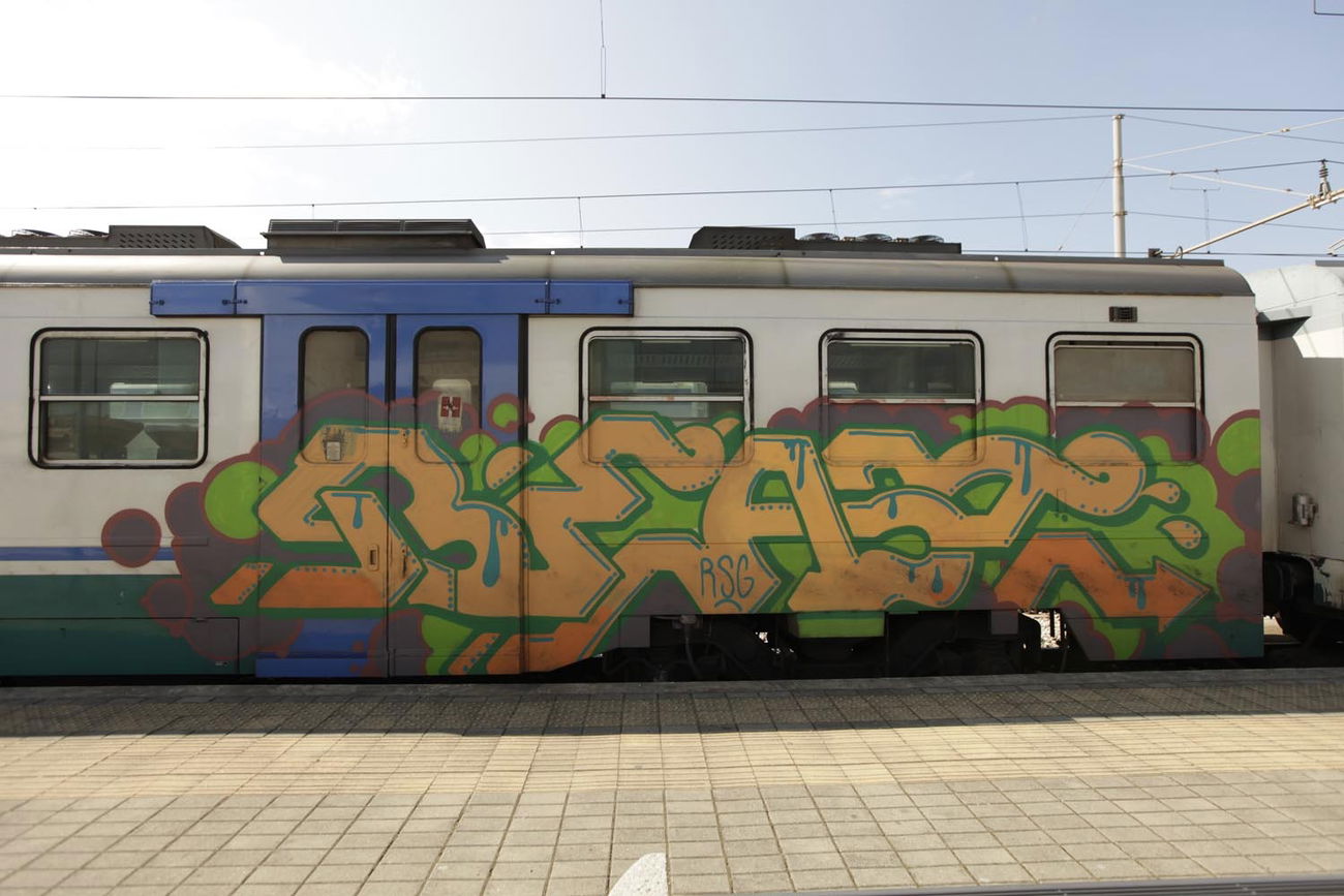 Graffiti Train - Photo by ShrotterSpotter - italy (2016)