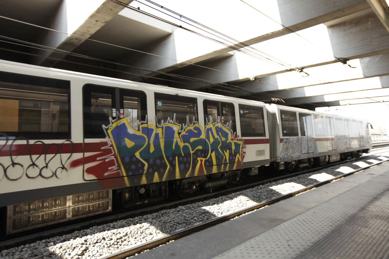 Graffiti Train - Photo by ShrotterSpotter - roma, rome, italy (2016)