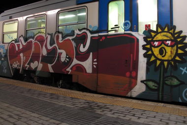 Graffiti Train - Photo by ShrotterSpotter (2015)