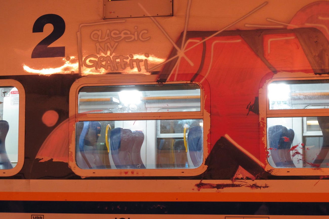 Graffiti Train - Photo by ShrotterSpotter - venice (2015)