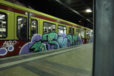 Graffiti Train - Photo by ShrotterSpotter - berlin (2015)