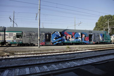 Graffiti Train - Photo by ShrotterSpotter - venice (2015)