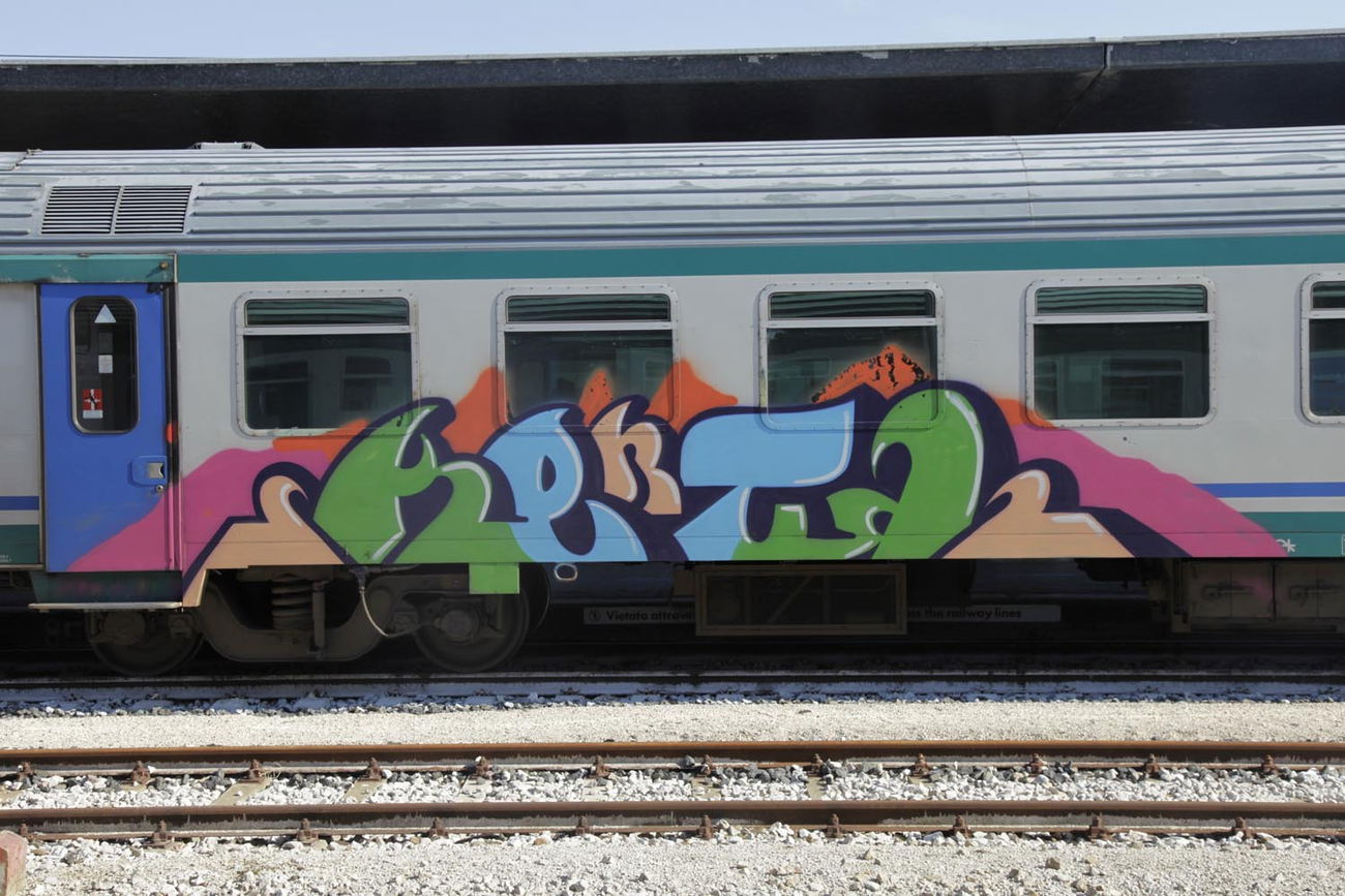 Graffiti Train - Photo by ShrotterSpotter - venice, italy (2015)