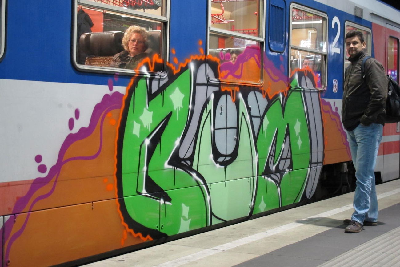 Graffiti Train - Photo by ShrotterSpotter - bratislava (2015)