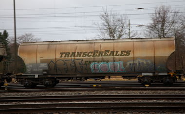 Graffiti Train - Photo by ShrotterSpotter - libr, soul, freighttraingraffiti