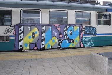 Graffiti Train - Photo by ShrotterSpotter (2015)