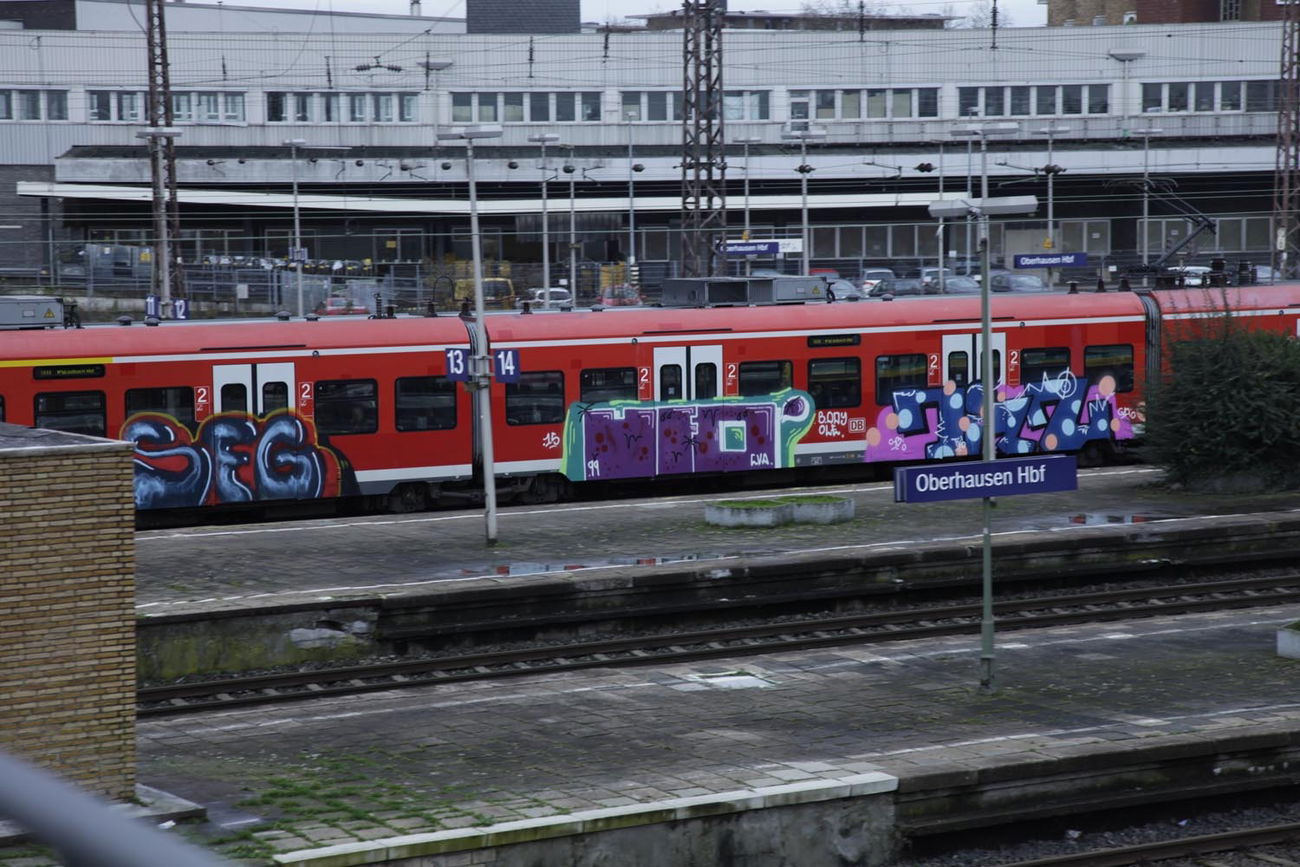 Graffiti Train - Photo by ShrotterSpotter - germany, pott